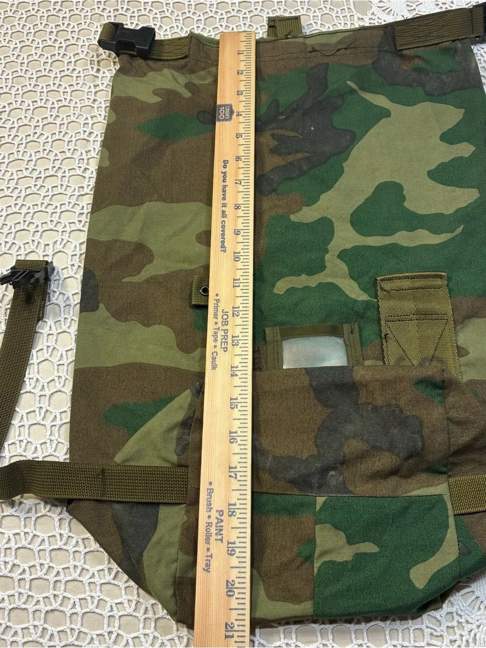 Military Issue Raleigh Industries Protective Ensemble Carrying Bag Woodland Camo